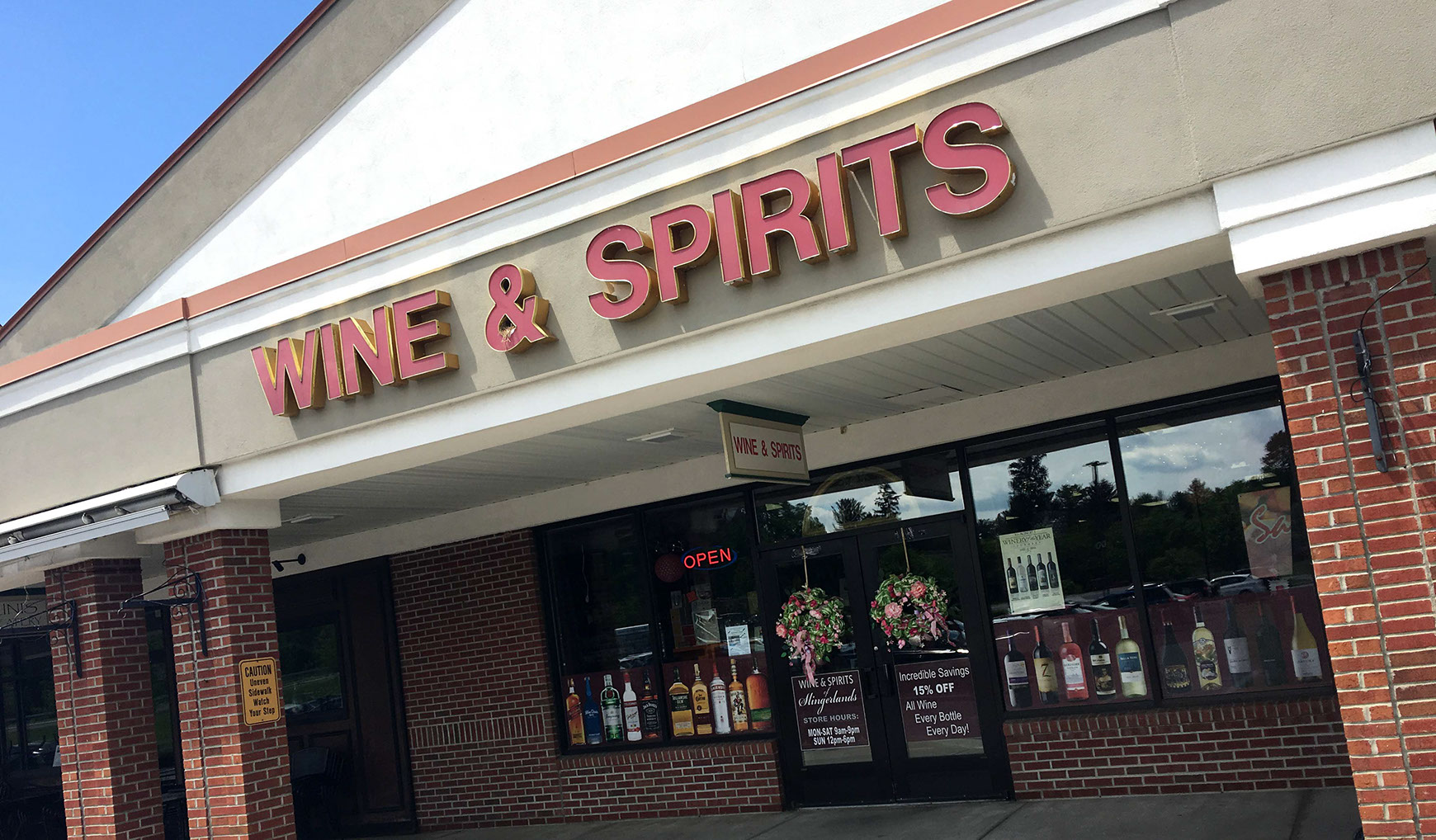 Wine & Spirits of Slingerlands, Home